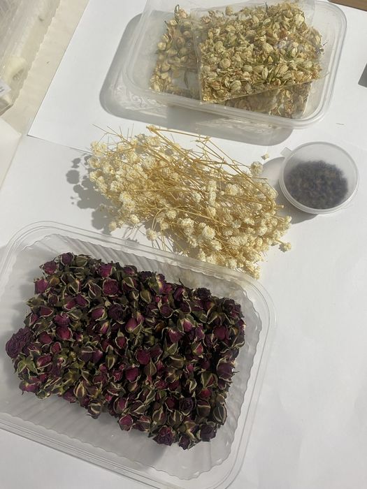 Сухоцветы для свечей, аромасаше