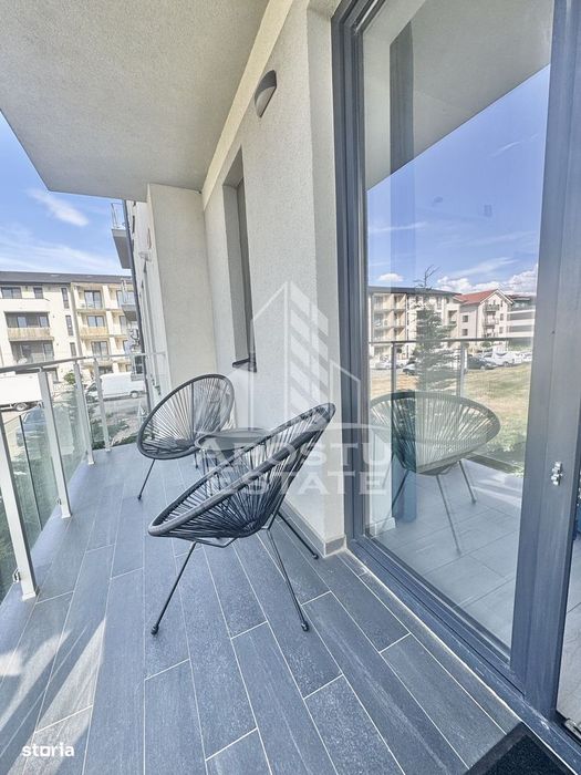 Apartament cu 2 camere la etajul 1 cu lift complet mobilat si utilat