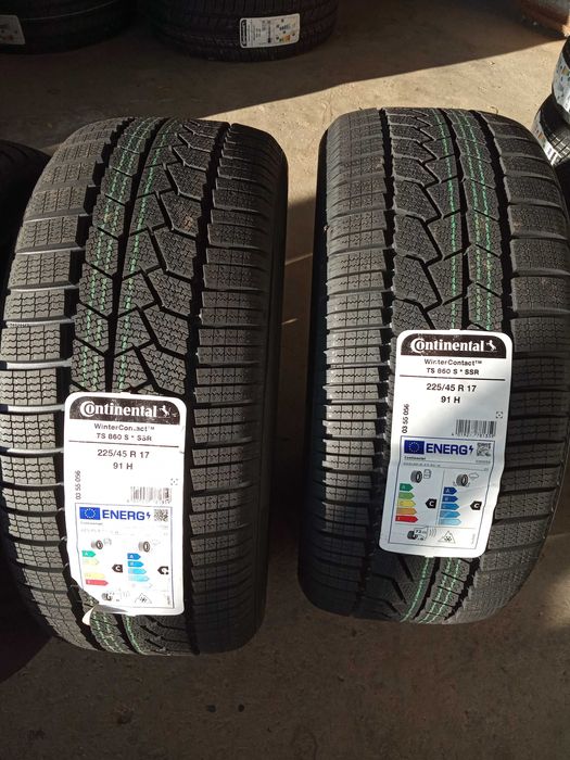 4 Нови зимни гуми 225/45R17 Continental WC TS860S* SSR RSC RunFlat 91H
