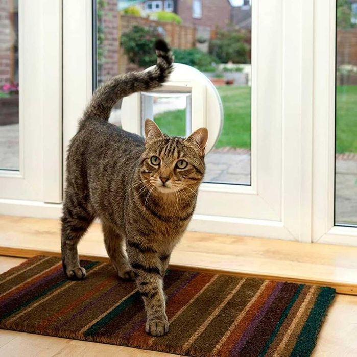 SureFlap - Sure Petcare Микрочип врата за котки, бяла, сканира идентификацията на домашния любимец