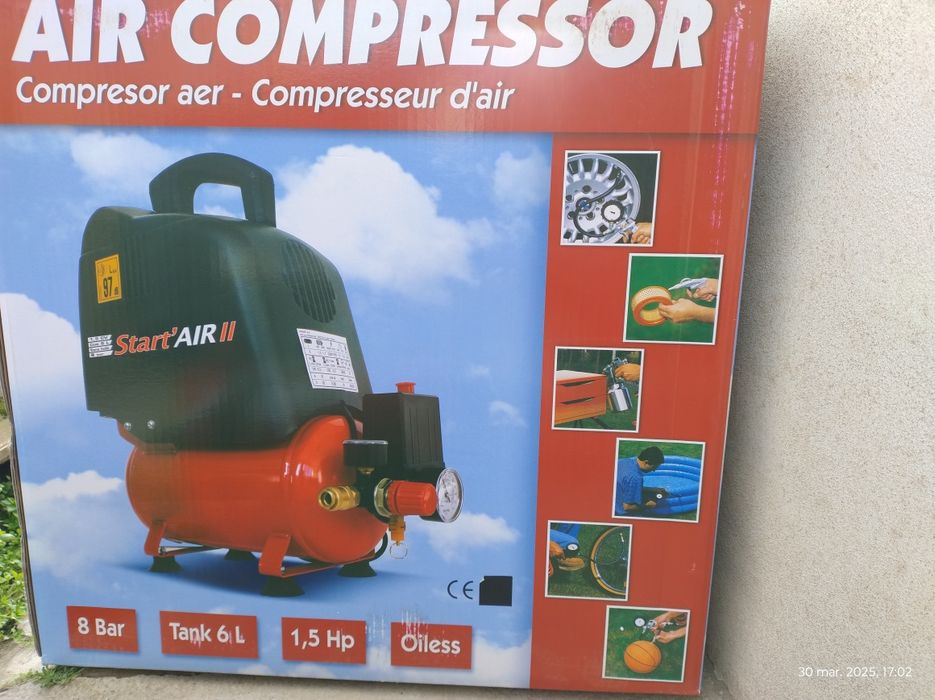 Compresor 6 l 1,5cp