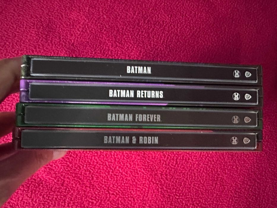 colectia Batman steelbook (4K ULTRA HD + bluray) , NOI !
