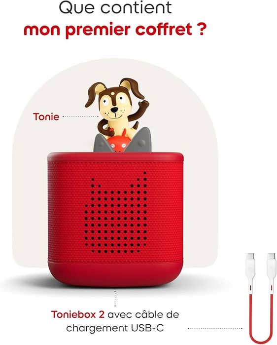 Чисто нов Toniebox 2 различни цветове - червено или сиво