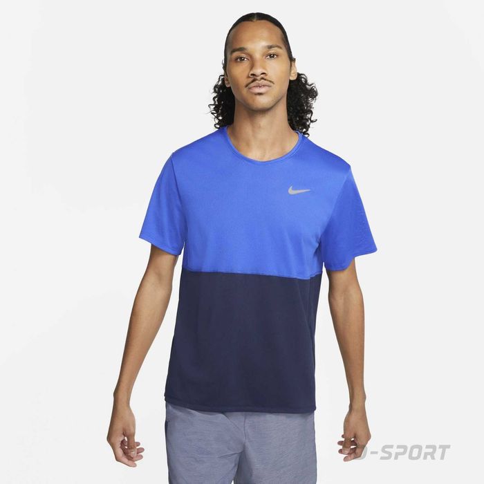 Найк Nike Breathe Running  Dri Fit мъжка тениска размер М