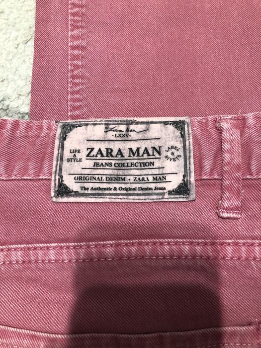 Blugi roz zara barbati marime 40 blugi zara barbati 40 blugi zara man