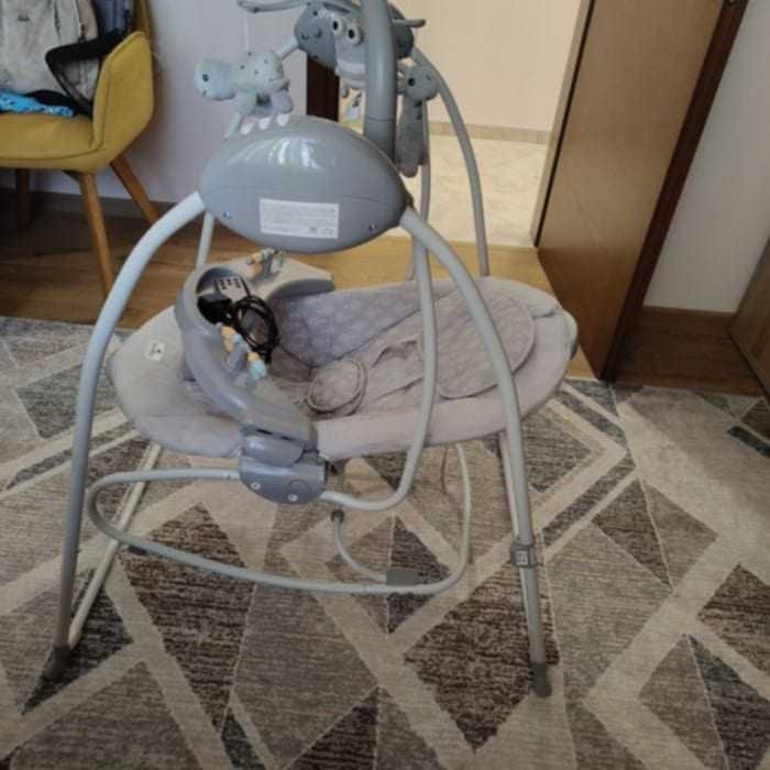 Lorelli Classic Електрическа люлка-шезлонг 2в1 Tango Grey Ttees