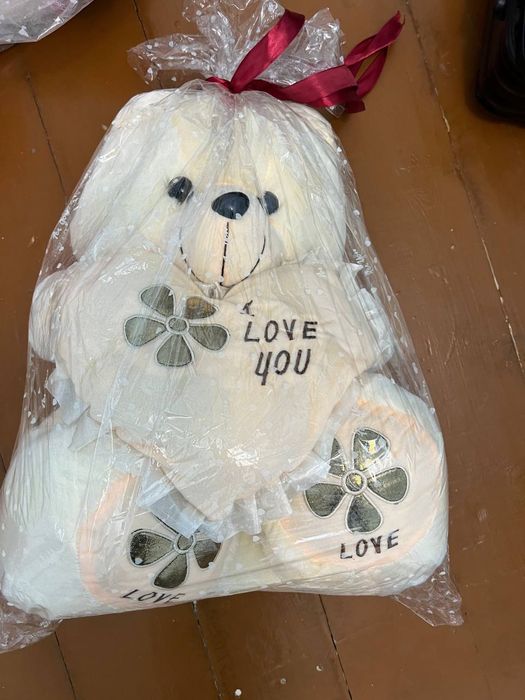 два милых плюшевые мишек