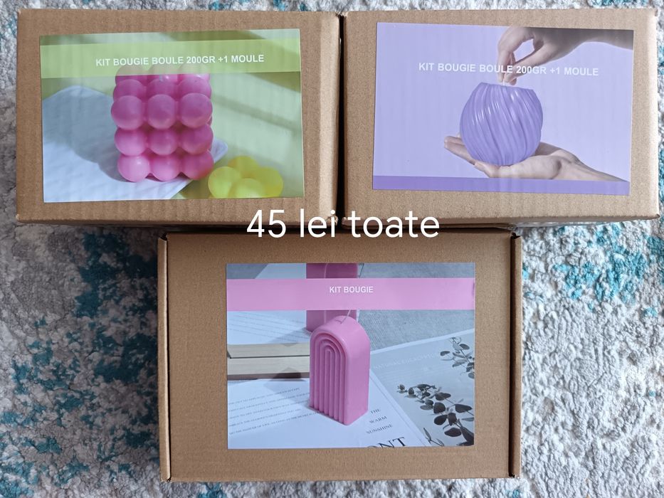 Kit lumanari 10 lei bucata