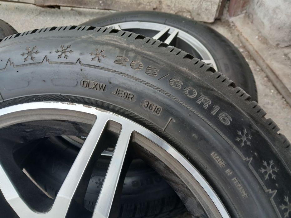 Set Jante 5 x 112 Audi anvelope 205 60 16