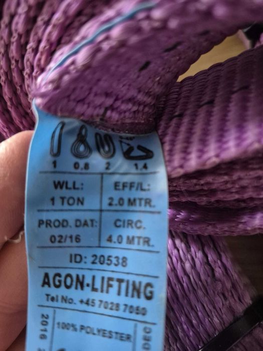 set 5 chinga ridicare, tractare 1 T - lot fm 2006