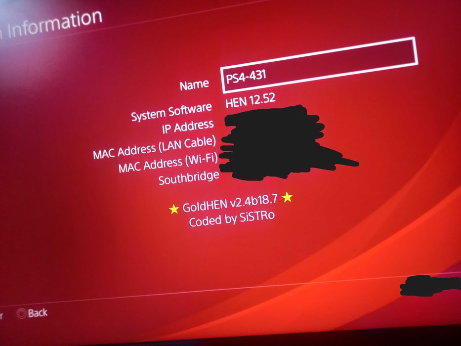 PS4 Pro modat firmware 12.52