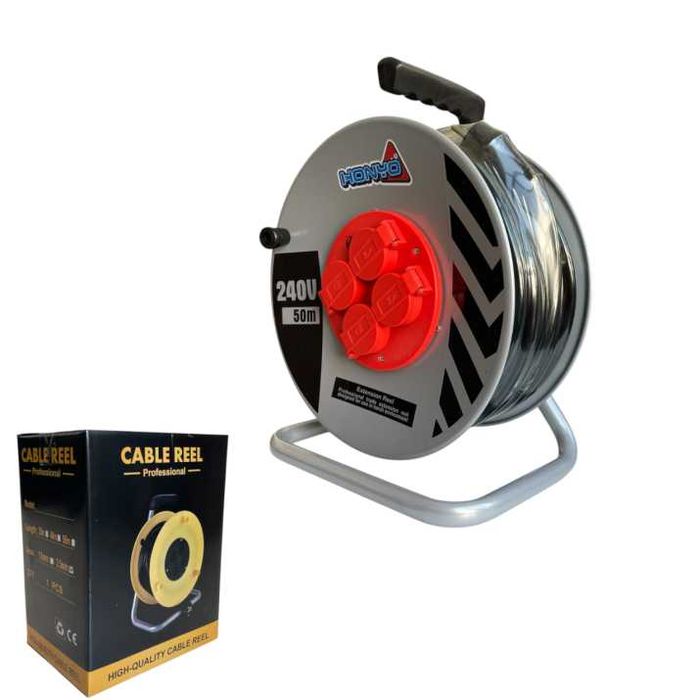 Макара удължител 25 и 50 метра 2х2.5mm - T645 и T646