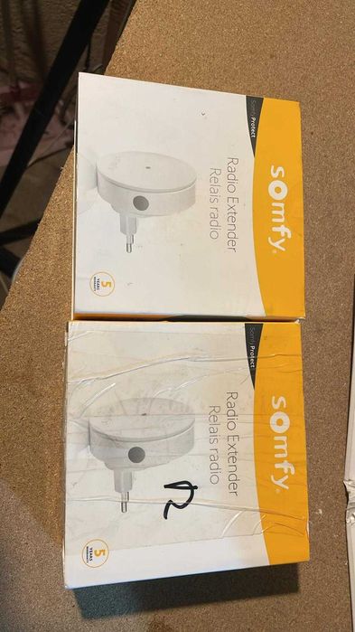 Releu Radio Somfy Protect  Model 2401495 – Alb – Compatibil Home Alarm