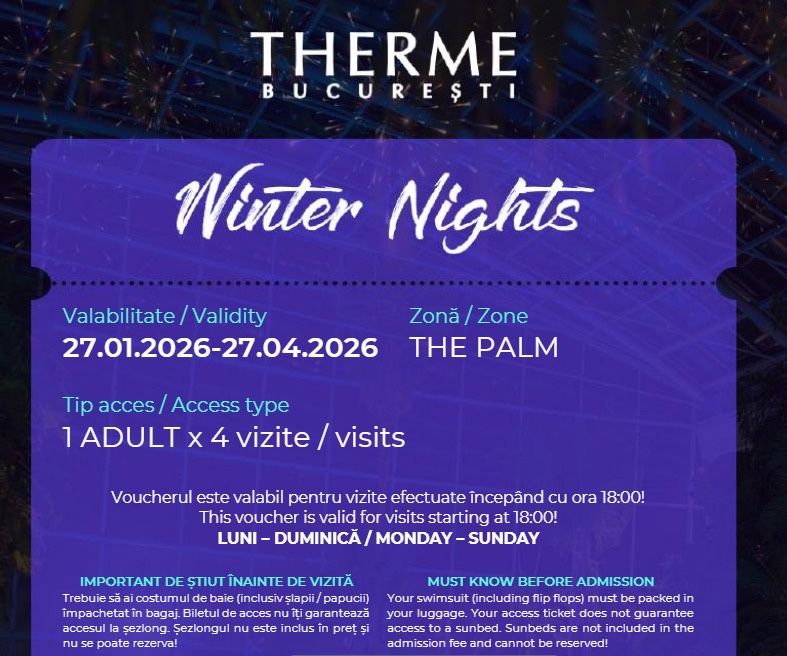 Bilet Therme Acces The Palm