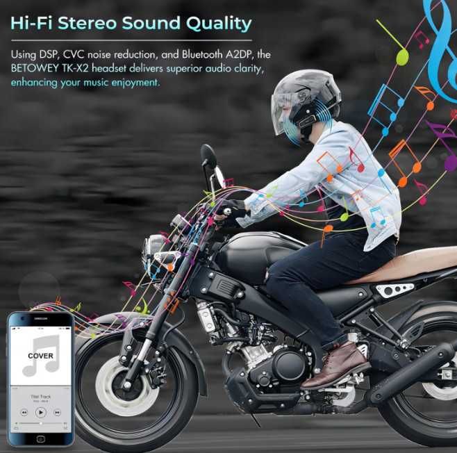 Мотоциклетна комуникационна система TK-X2, двойна