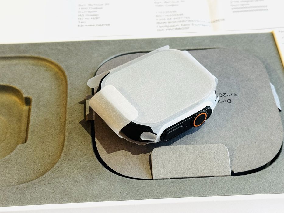 НОВ! Apple Watch Ultra 3 49MM Black Black/Charcoal Гаранция 2 години