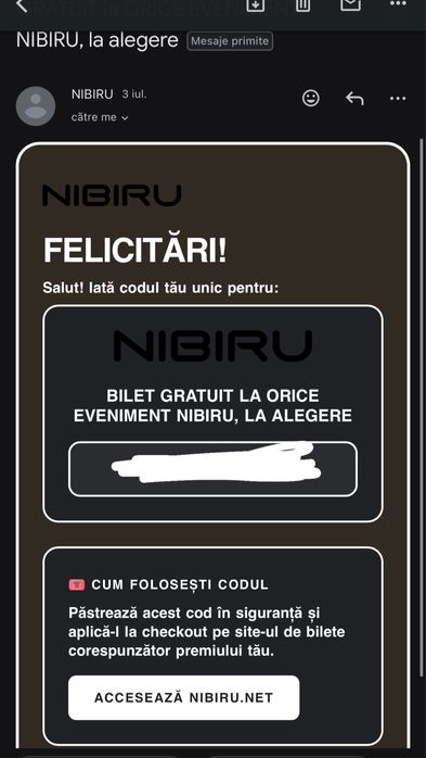 Cod reducere 100% La Nibiru (Galaxia, NebulaX si Retrograde, Kpop Days)
