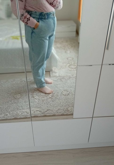 Сини дънки с ластик Sinsay