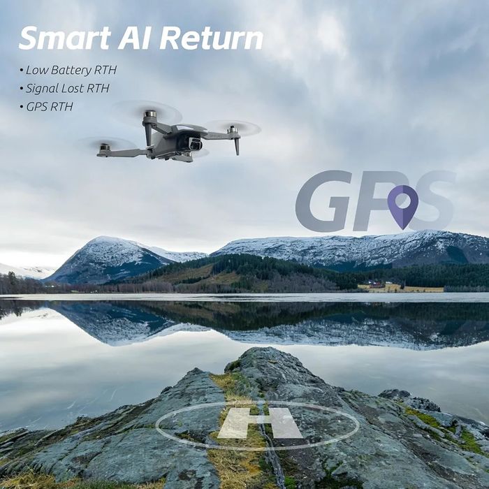 Drona GPS CHUBORY G9 Pluto cu cameră HD pentru adulți, timp lung de zbor, întoarcere automată, urmărire automată, NOU, fly more combo(3  baterii)