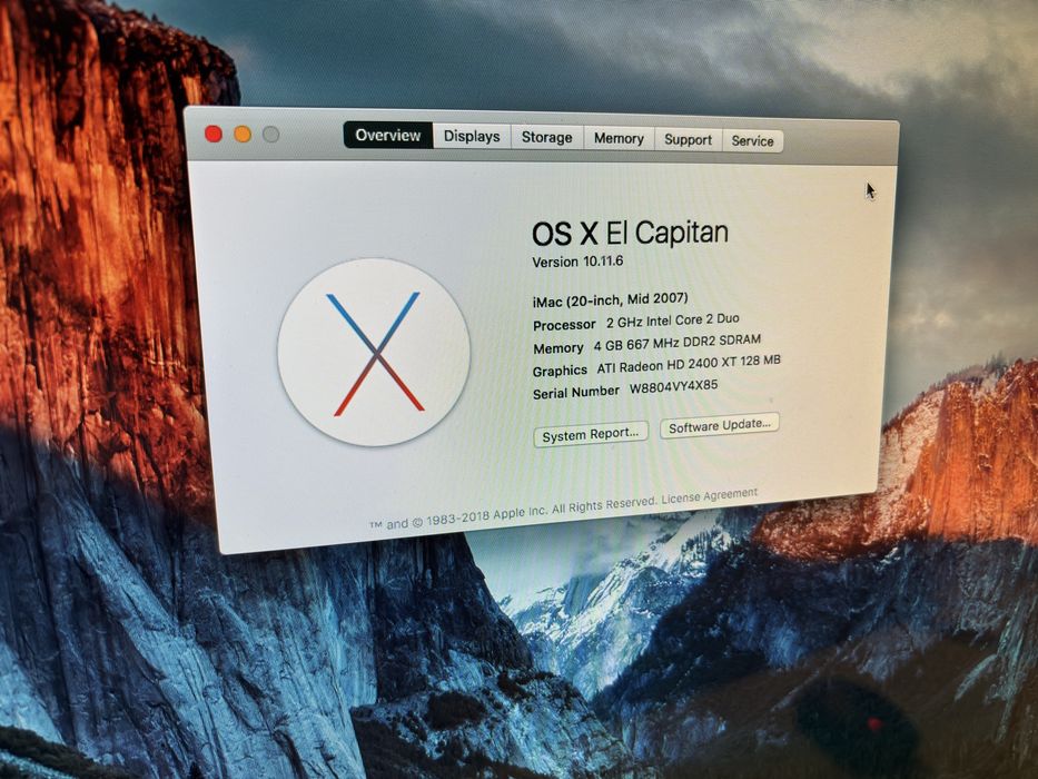 iMac late 2007 functional