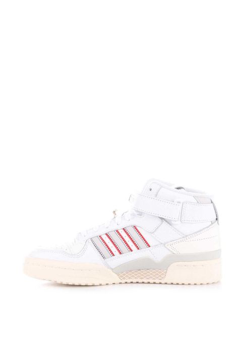 Бели кецове Adidas, естествена кожа, стелка 26см-  135лв