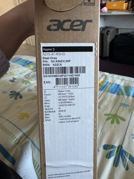 Laptop Acer Aspire 5