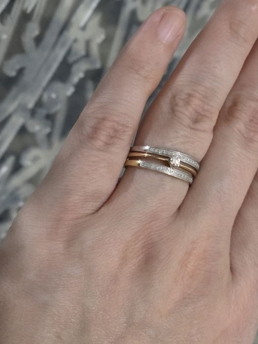 Золотые кольца с бриллиантами