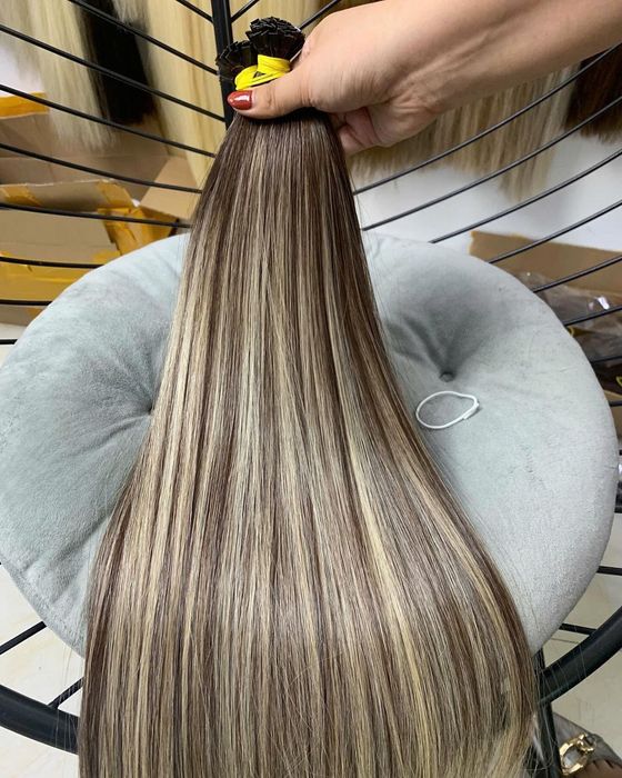 Човешка естествена коса двойна плътност