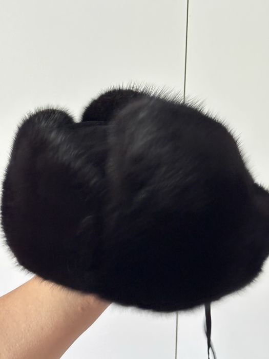 Шапка норкова ушанка