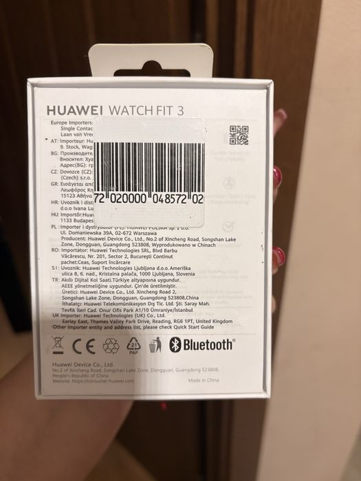 Huawei Watch Fit 3 – използван, в отлично състояние, с гаранция