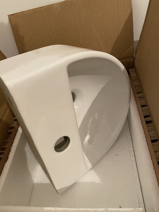 Lavoar EGO Ahile 30x25x12 (Lxlxh) Alb