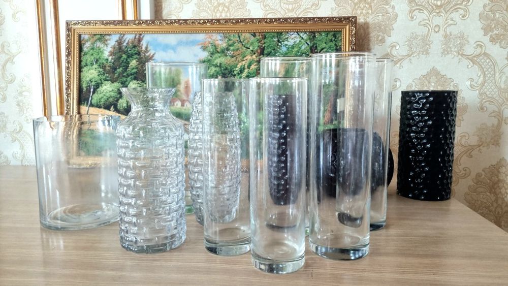 Ваза для цветов коплект 9шт