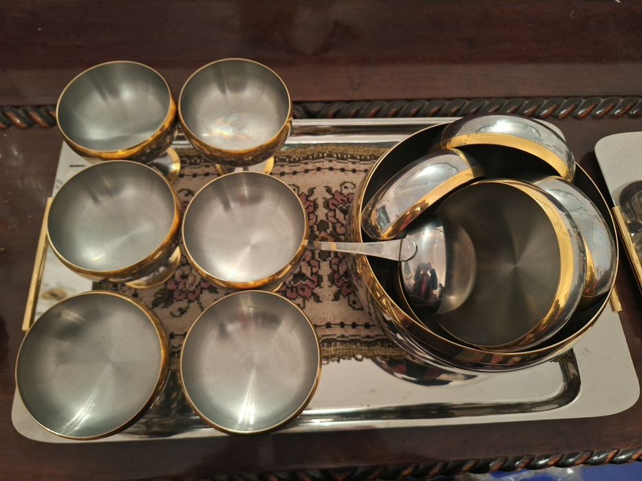 Set Zepter Baron 6 persoane inox aurit 24karate