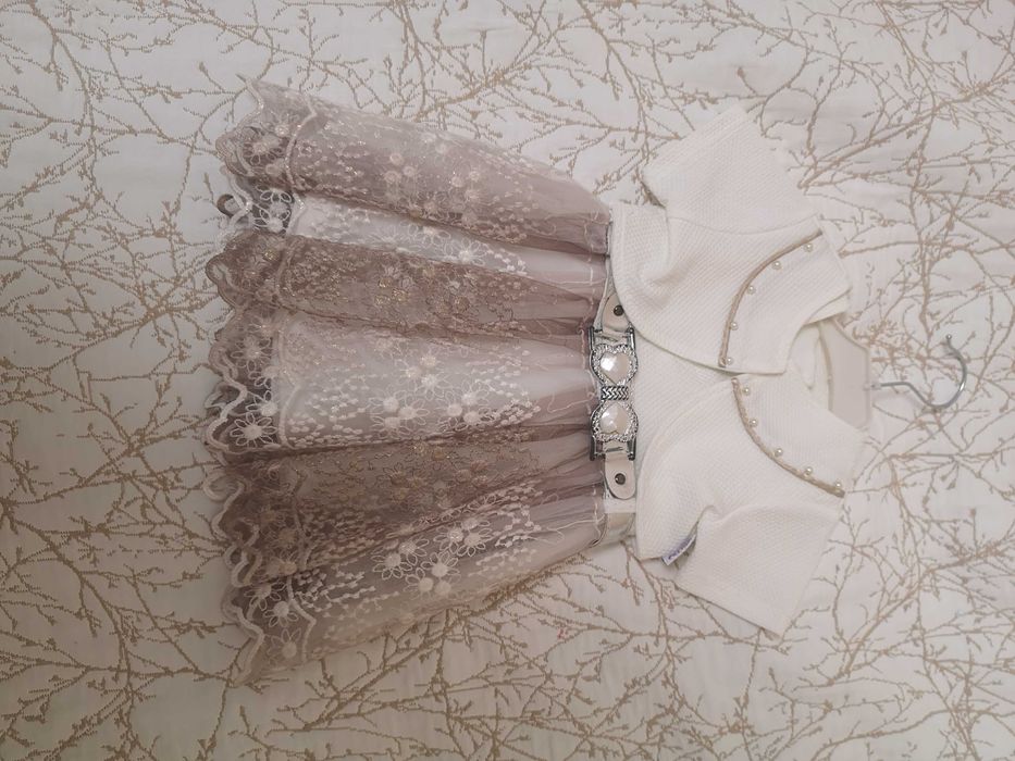 Детска официална рокля 18 м