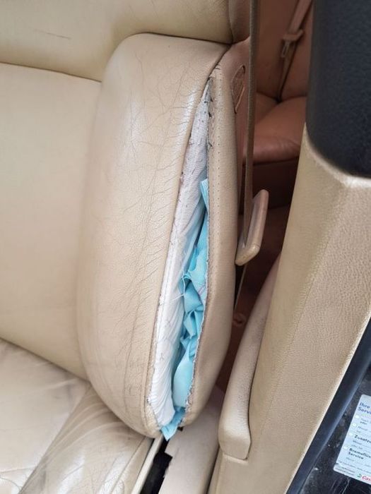 Set Scaun / Scaune si Banchete Piele Crem cu Incalzire Fata / Spate VW Phaeton 2002 - 2010