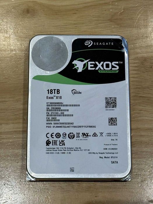 HDD Seagate Exos 18TB