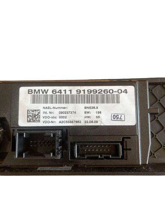 Panou Clima Bmw 3 V E90 2004 - 2012 9199260 04