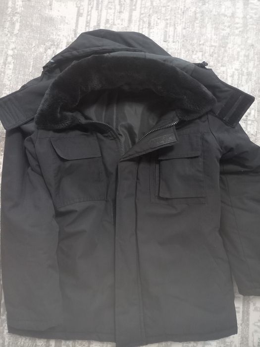 Бушлак черный, спецовка.