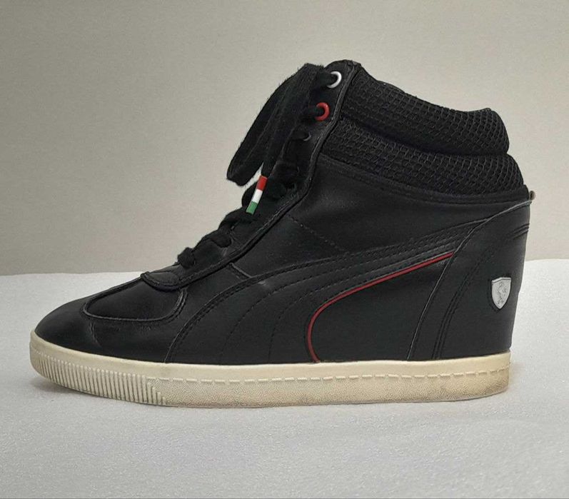 Puma & Ferrari сникерсы кроссовки на танкетке 38р