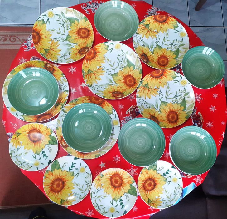 Сервиз за хранене Morello, Sunflower, 18 части