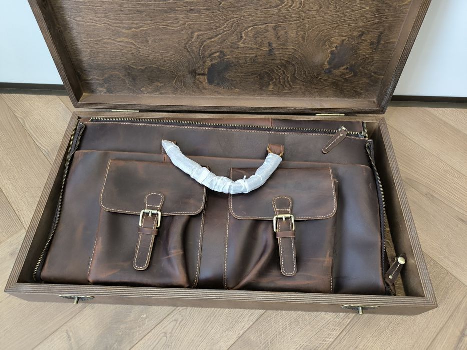 Портплед из натуральной кожи