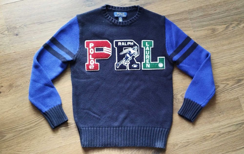 Оригинален пуловер RALPH LAUREN, размер 140-152, 9-11 години, като нов