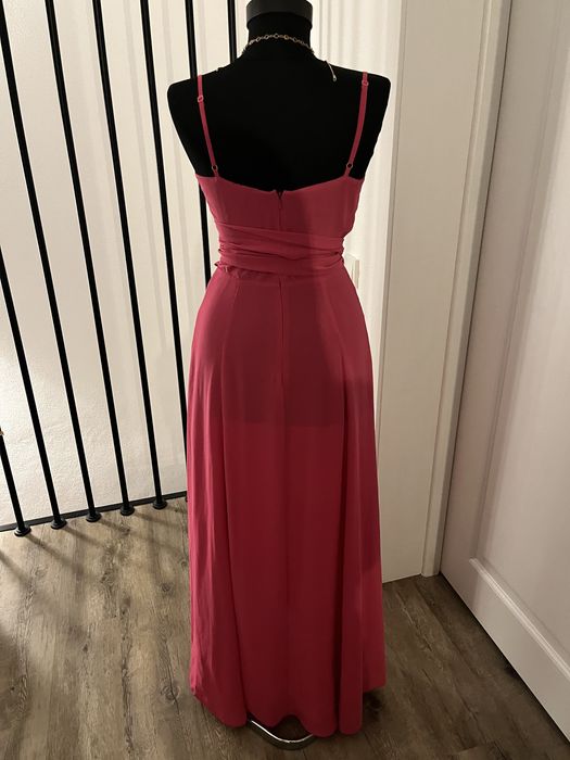 Rochie lunga roz superba ASOS