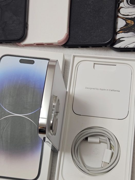 IPhone 14 Pro Max, Silver, 128 Gb, Stare Impecabila, Full box