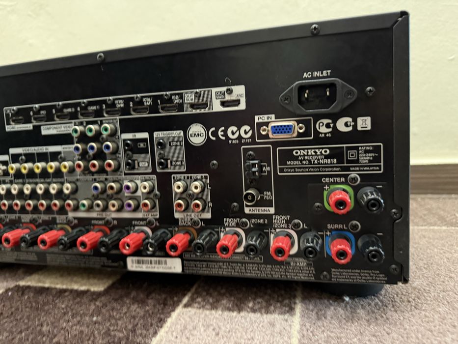 Onkyo TX-NR 818 Качествен и мощен ресивър