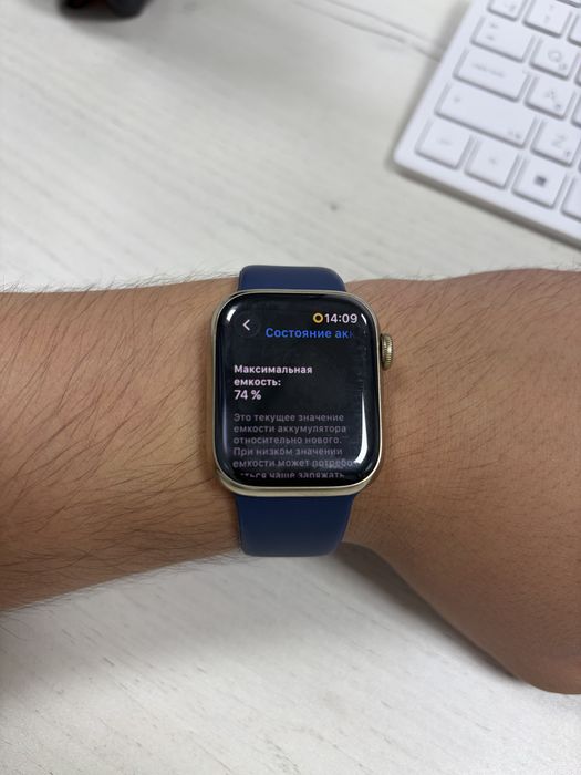 Apple watch series 7 41mm gold stainless steel