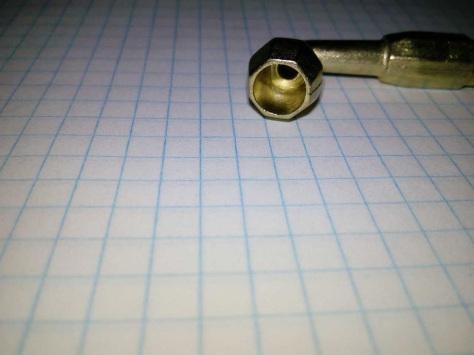 курительная трубка латунная (№59)