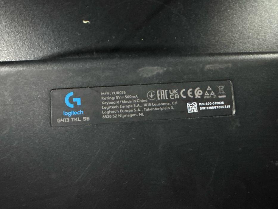 Клавиатура logitech g413 tkl se