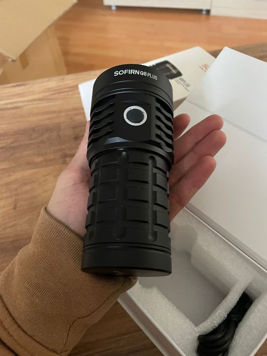 Lanterna Sofirn Q8 Plus 24000 Lumeni USB C cu Reverse Charge 15000mAh