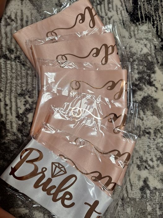 Set eșarfe „Bride to Be & Team Bride